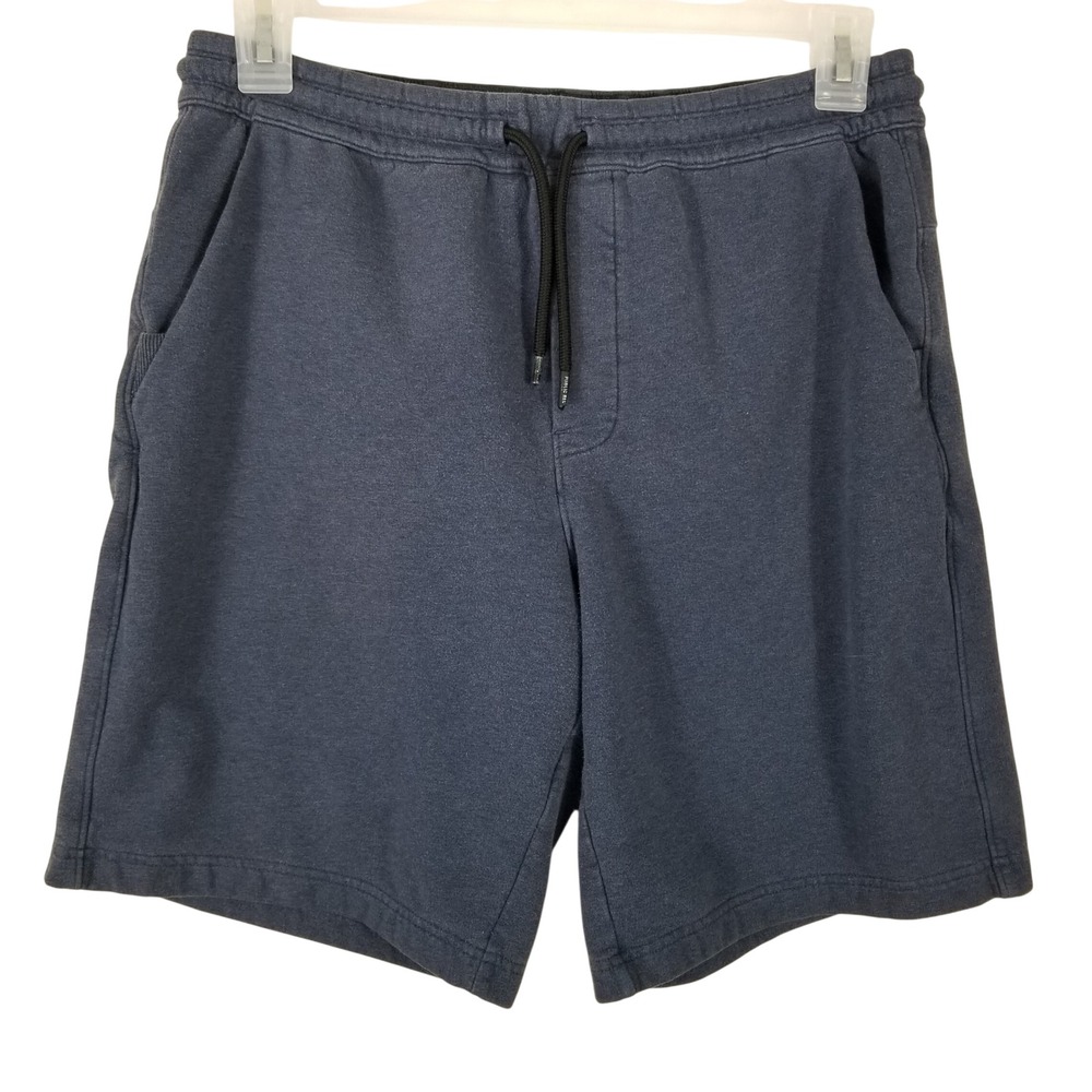 Public Rec All Day Every Day Shorts Mens 34 Navy Blue Heather Pima Cotton Blend
